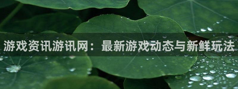 鼎点娱乐平台登陆：游戏资讯游讯网：最新游戏动态与新鲜玩法
